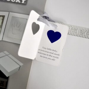 Conjunto moldura dupla branca e caixa de memória (Gift Set Handprint double frame white and memory box) - Image 2